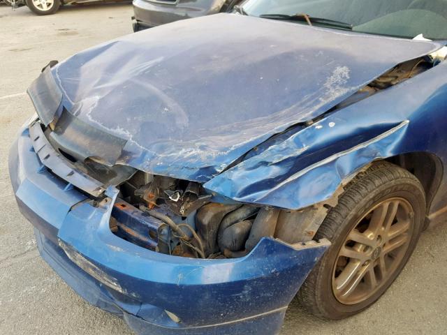 1G1JH52F337272929 - 2003 CHEVROLET CAVALIER L BLUE photo 9