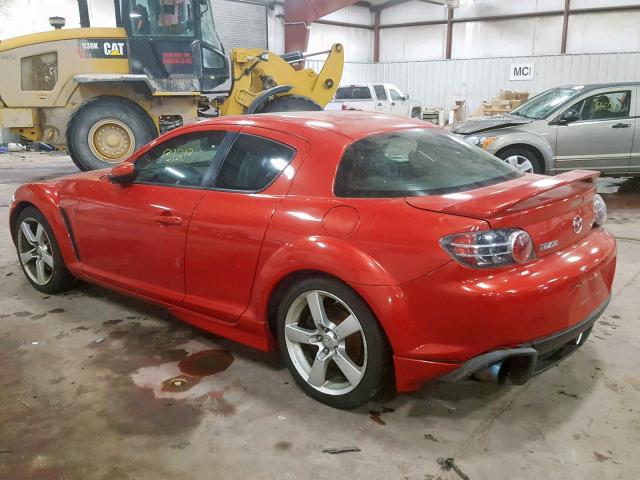 JM1FE173X40110867 - 2004 MAZDA RX8 RED photo 3