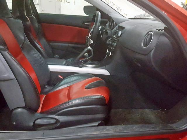 JM1FE173X40110867 - 2004 MAZDA RX8 RED photo 5