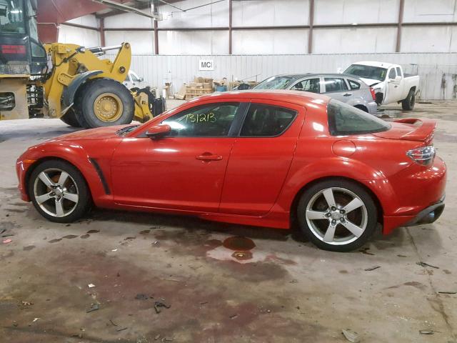 JM1FE173X40110867 - 2004 MAZDA RX8 RED photo 9