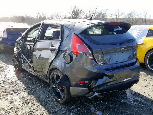 3FADP4GX2HM167787 - 2017 FORD FIESTA ST GRAY photo 3