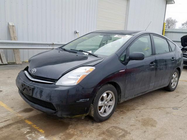 JTDKB20U177614011 - 2007 TOYOTA PRIUS BLACK photo 2