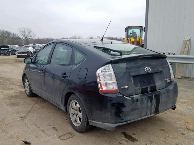 JTDKB20U177614011 - 2007 TOYOTA PRIUS BLACK photo 3