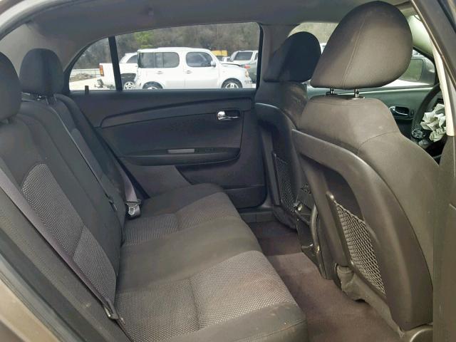 1G1ZC5EBXAF180911 - 2010 CHEVROLET MALIBU 1LT 棕色 照片 6