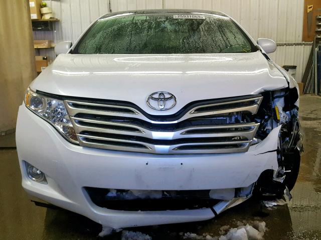 4T3BK11A09U021519 - 2009 TOYOTA VENZA BASE WHITE photo 9