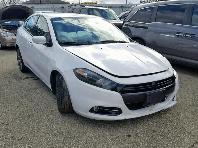 1C3CDFBB1ED715991 - 2014 DODGE DART SXT WHITE photo 1