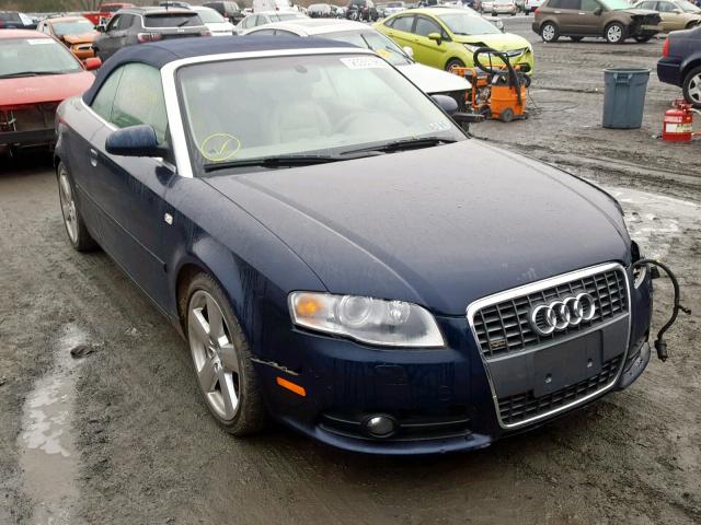 WAUBF48H97K014211 - 2007 AUDI A4 S-LINE BLUE photo 1