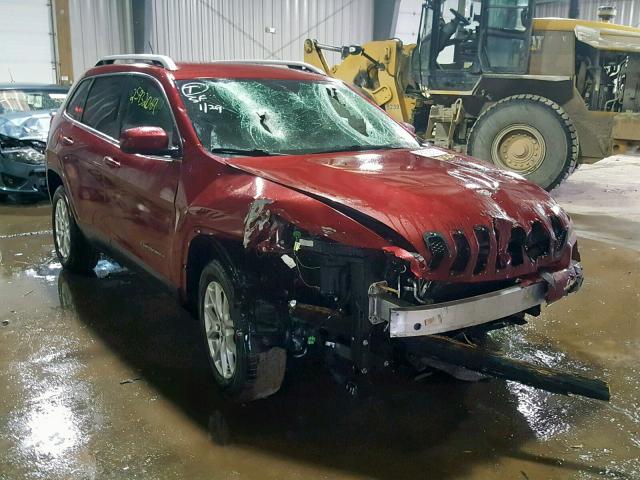 1C4PJMCS6FW606330 - 2015 JEEP CHEROKEE L BURGUNDY photo 1