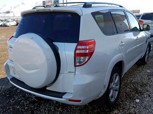 2T3DK4DV0AW032145 - 2010 TOYOTA RAV4 LIMIT WHITE photo 4