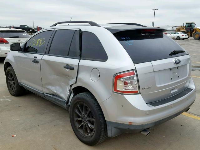 2FMDK3GC3ABB26409 - 2010 FORD EDGE SE SILVER photo 3