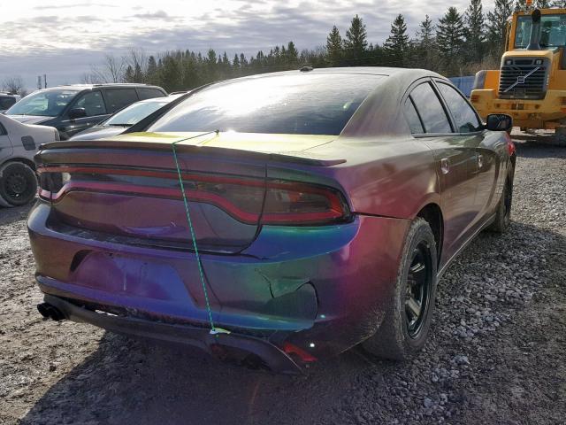 2C3CDXHG4FH725086 - 2015 DODGE CHARGER SX TWO TONE photo 4