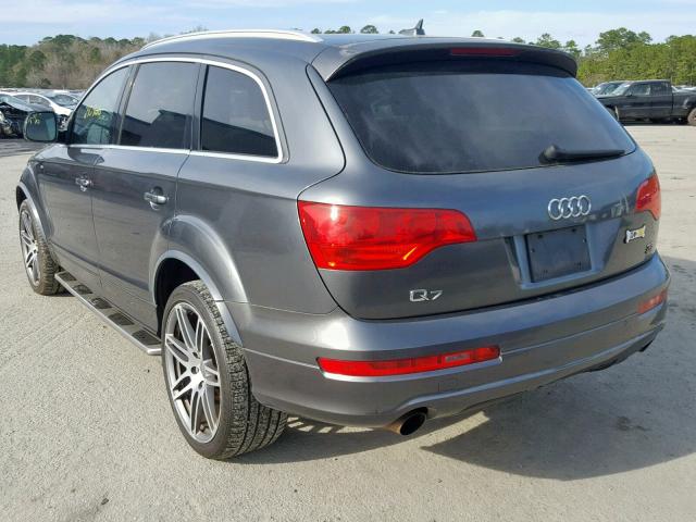 WA1EY74L58D066960 - 2008 AUDI Q7 3.6 QUA GRAY photo 3