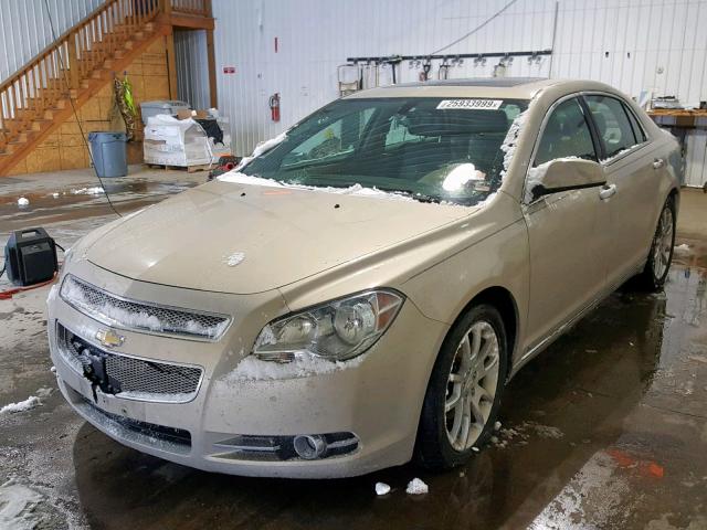 1G1ZK57B594122812 - 2009 CHEVROLET MALIBU LTZ TAN photo 2