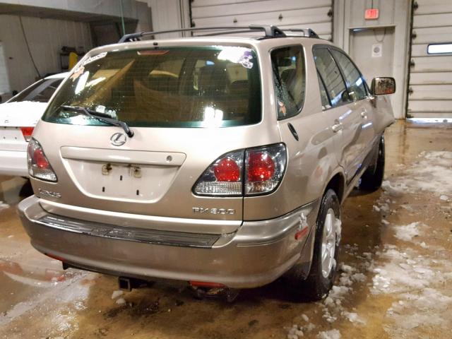 JTJHF10U420274635 - 2002 LEXUS RX 300 GOLD photo 4