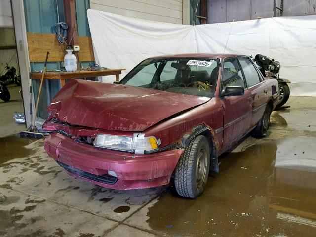 4T1SV21E3MU330080 - 1991 TOYOTA CAMRY DLX 红色 照片 2