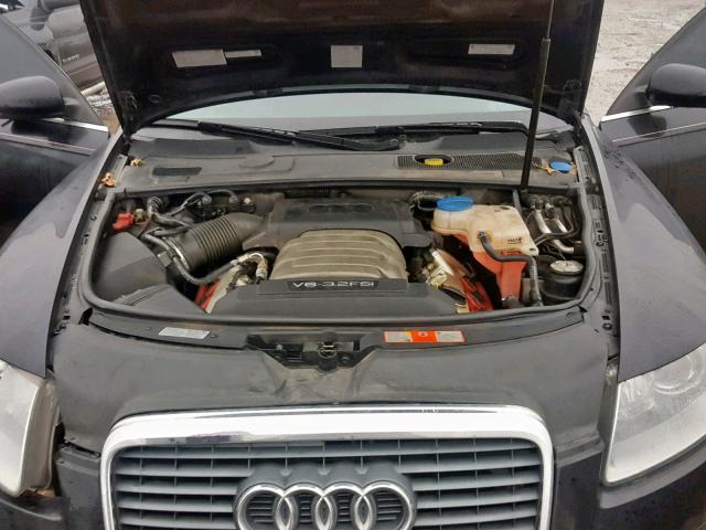 WAUDH74F17N116903 - 2007 AUDI A6 3.2 QUA BLACK photo 7