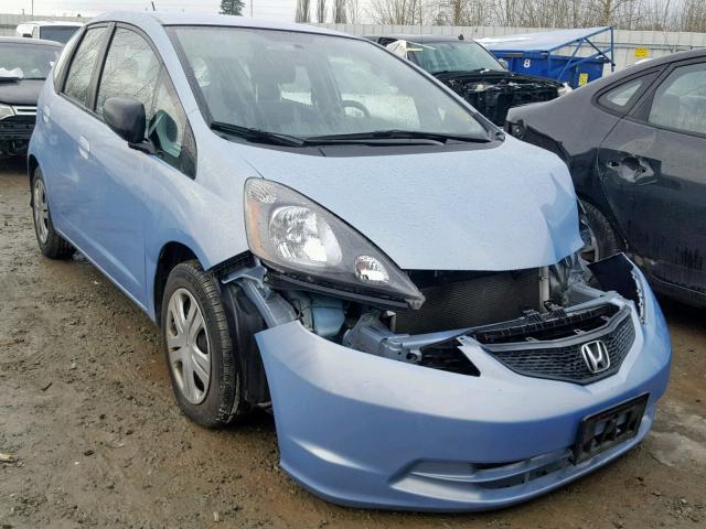 JHMGE8H27AC029790 - 2010 HONDA FIT BLUE photo 1