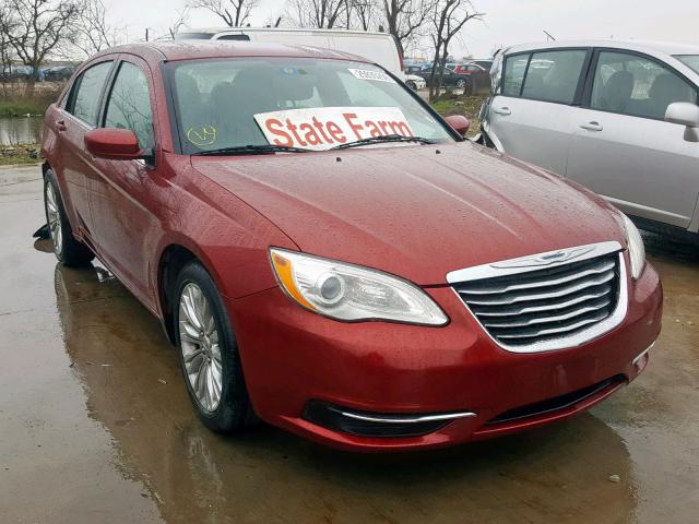 1C3CCBAB6DN685845 - 2013 CHRYSLER 200 LX MAROON photo 1