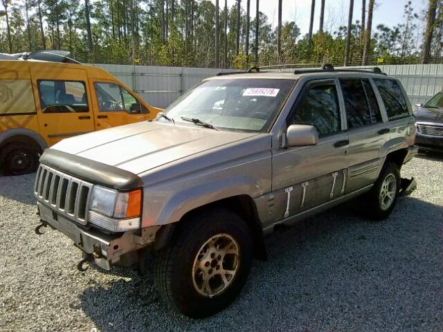 1J4GZ78Y5WC149478 - 1998 JEEP GRAND CHER SILVER photo 2