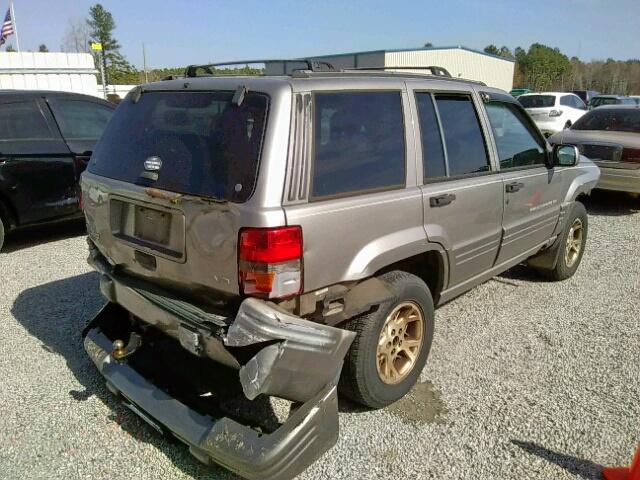 1J4GZ78Y5WC149478 - 1998 JEEP GRAND CHER SILVER photo 4