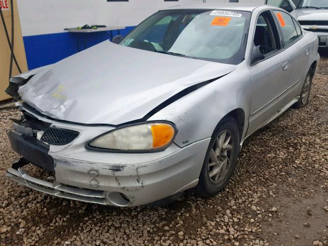 1G2NF52E84M504468 - 2004 PONTIAC GRAND AM S SILVER photo 2