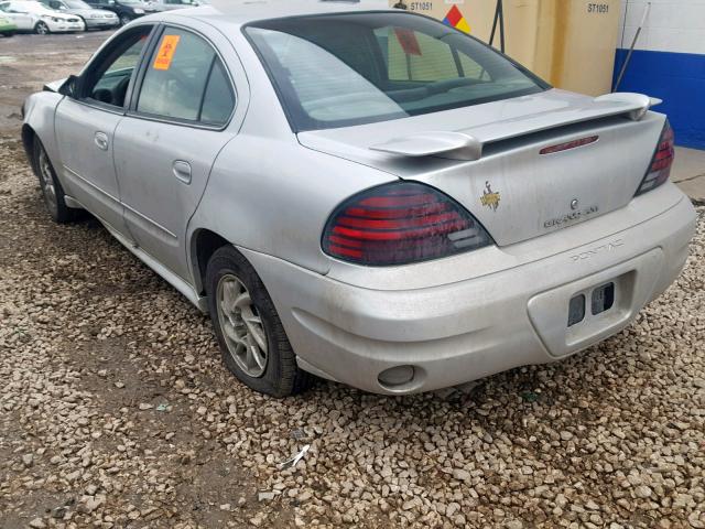 1G2NF52E84M504468 - 2004 PONTIAC GRAND AM S SILVER photo 3