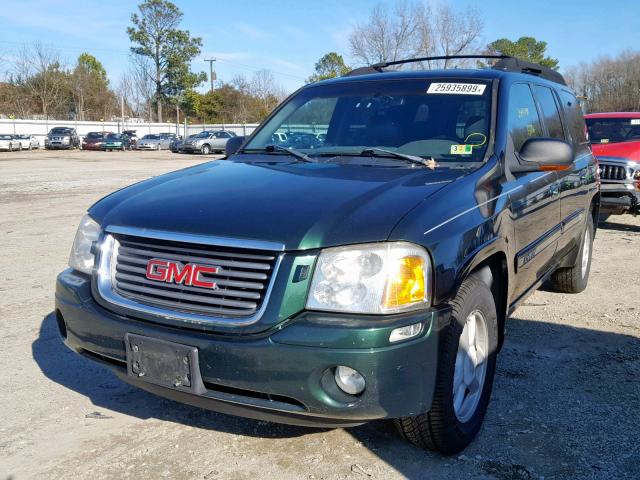 1GKET16S326100402 - 2002 GMC ENVOY XL GREEN photo 2