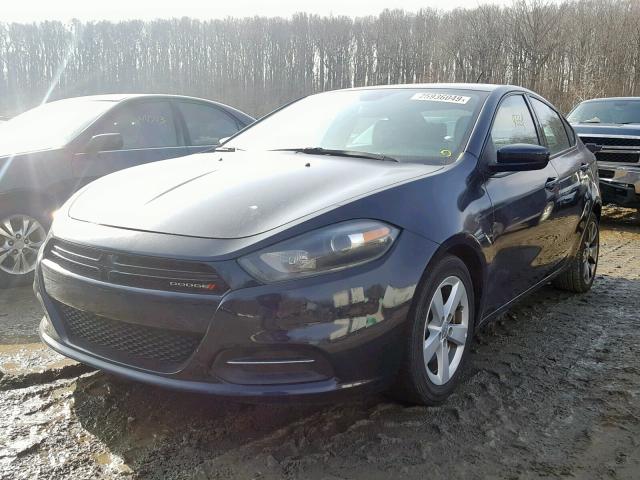 1C3CDFBB3FD251880 - 2015 DODGE DART SXT BLUE photo 2