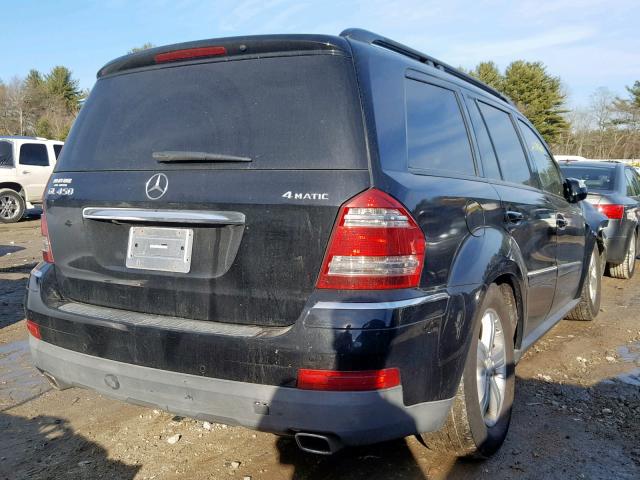 4JGBF71EX9A441633 - 2009 MERCEDES-BENZ GL 450 4MA BLACK photo 4