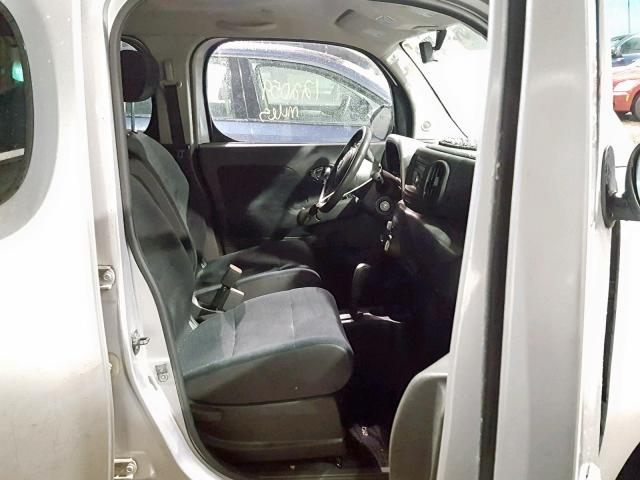 JN8AZ2KR8AT166806 - 2010 NISSAN CUBE BASE SILVER photo 5