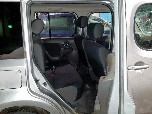 JN8AZ2KR8AT166806 - 2010 NISSAN CUBE BASE SILVER photo 6