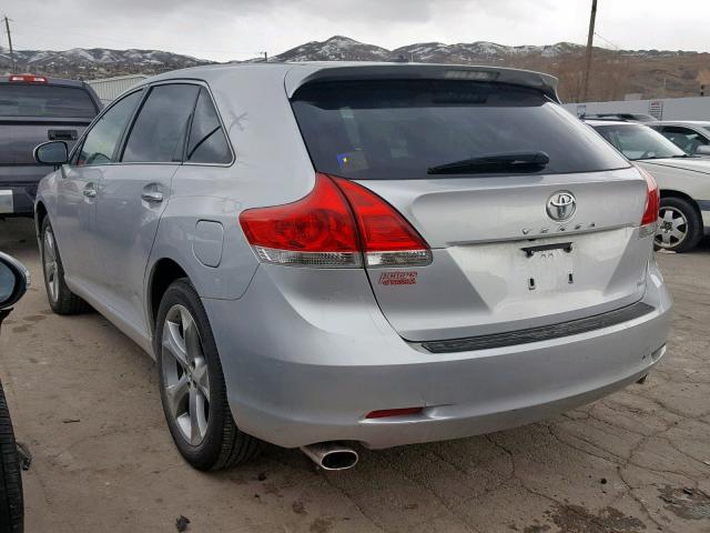 4T3BK11A99U020966 - 2009 TOYOTA VENZA SILVER photo 3