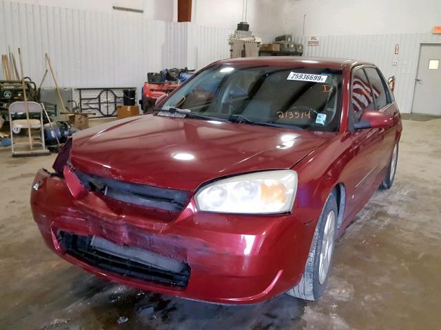 1G1ZT61836F213514 - 2006 CHEVROLET MALIBU MAX MAROON photo 2