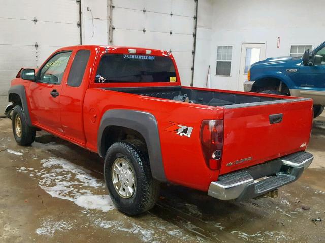 1GCDT196968225646 - 2006 CHEVROLET COLORADO RED photo 3