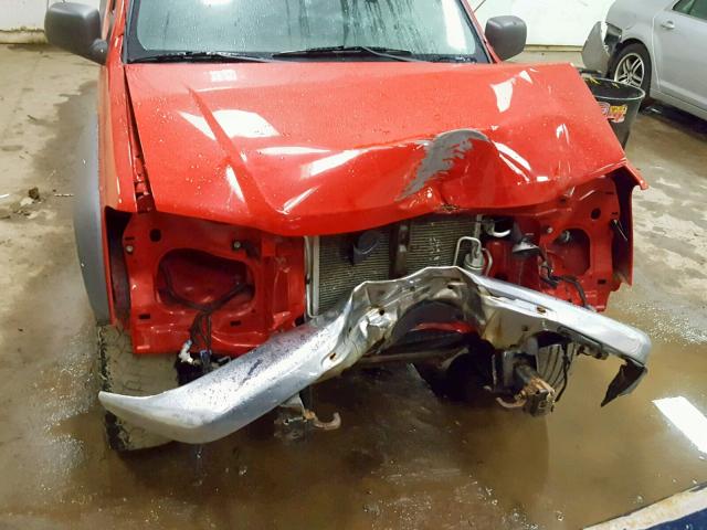 1GCDT196968225646 - 2006 CHEVROLET COLORADO RED photo 7