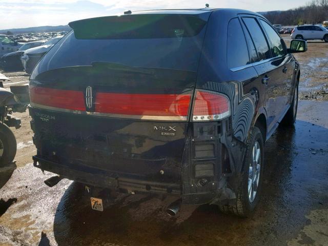 2LMDU88C78BJ06684 - 2008 LINCOLN MKX BLACK photo 4