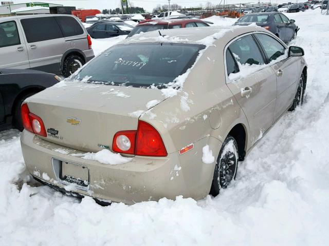 1G1ZD5E07AF306301 - 2010 CHEVROLET MALIBU 2LT BEIGE photo 4