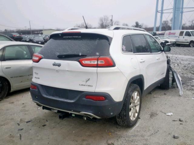 1C4PJMDS6EW281479 - 2014 JEEP CHEROKEE L WHITE photo 4