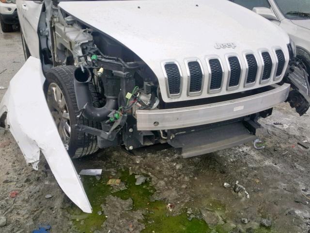 1C4PJMDS6EW281479 - 2014 JEEP CHEROKEE L WHITE photo 9