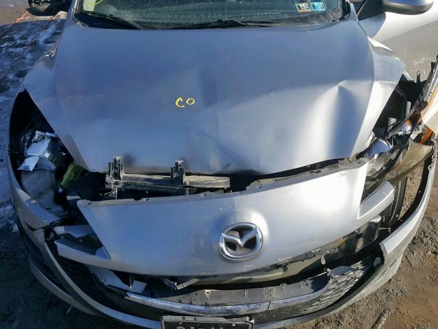 JM1BL1SG0A1233968 - 2010 MAZDA 3 I SILVER photo 7