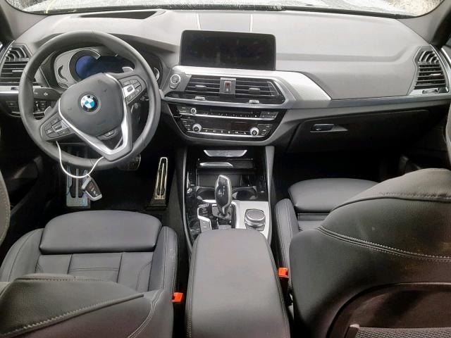 5UXTR9C54KLD91848 - 2019 BMW X3 XDRIVE3 BLACK photo 9