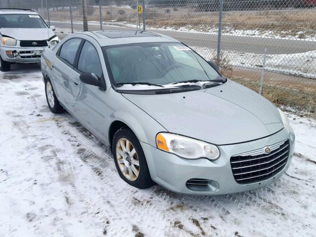 1C3EL56R14N412179 - 2004 CHRYSLER SEBRING LX SILVER photo 1