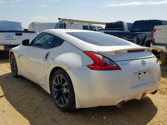 JN1AZ4EH5FM441837 - 2015 NISSAN 370Z BASE WHITE photo 3