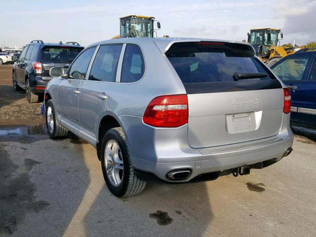 WP1AB29P48LA43243 - 2008 PORSCHE CAYENNE S SILVER photo 3