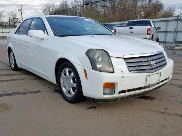 1G6DM577440135495 - 2004 CADILLAC CTS WHITE photo 1