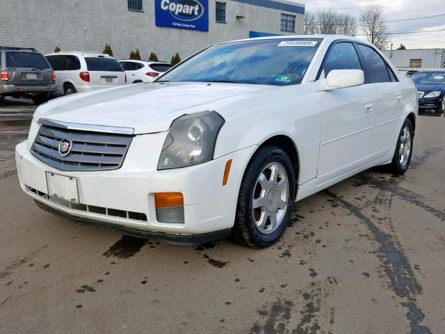 1G6DM577440135495 - 2004 CADILLAC CTS WHITE photo 2