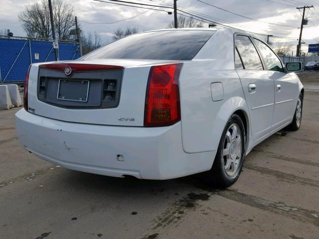 1G6DM577440135495 - 2004 CADILLAC CTS WHITE photo 4