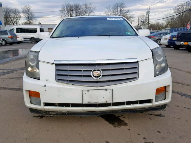 1G6DM577440135495 - 2004 CADILLAC CTS WHITE photo 9