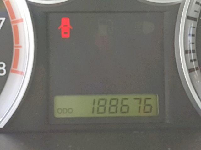 KL1TD56E79B665200 - 2009 CHEVROLET AVEO LS RED photo 8