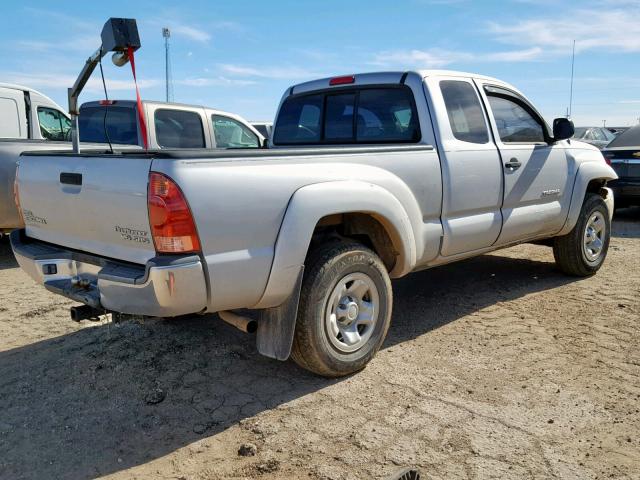 5TETU62N96Z299011 - 2006 TOYOTA TACOMA PRE SILVER photo 4